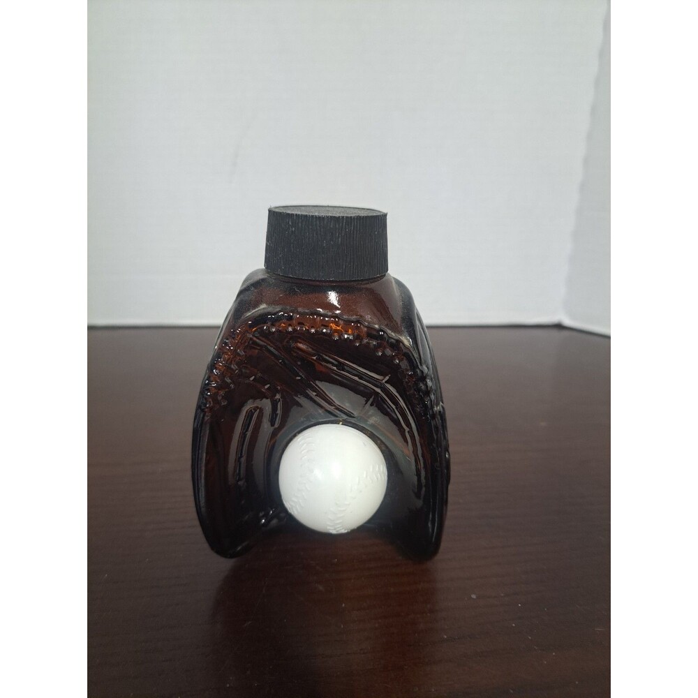 Vintage Fielders Choice Amber Color Glass Avon Bottle - Empty